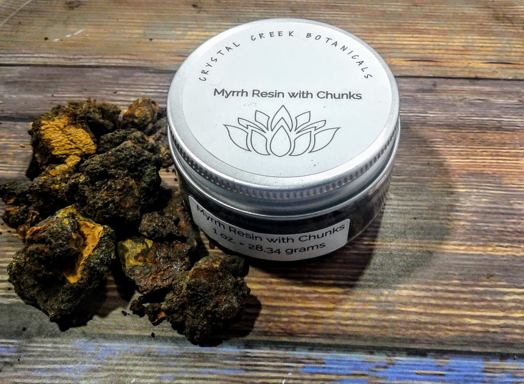 Myrrh Resin with Chunks For Energy Clearing