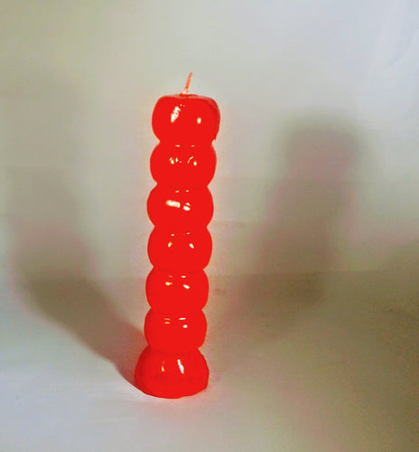Red Seven knob Manifestation Candle