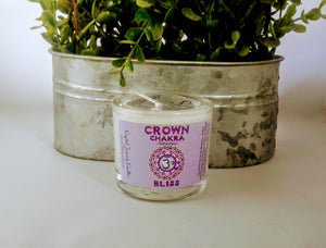 Crown Chakra Soy Votive Holder Candle