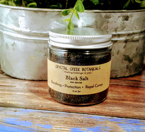 Black Salt 4 oz Jar