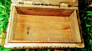 Large Triple Moon Wooden Box