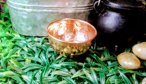 Copper Offering Bowl Hand Hammered