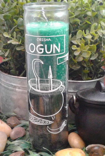 Orisha Ogun 7 Day candle