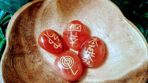 Carnelian Reiki Symbol Healing Set