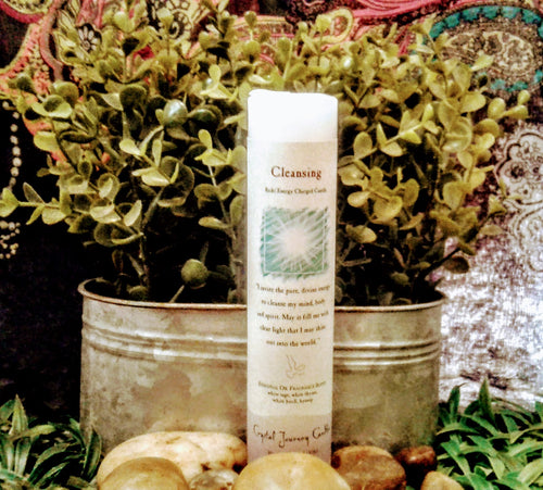 Cleansing Herbal Magical  Pillar Candle